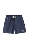 Miu Miu Technical Fabric Bermudas In Blue