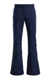 Miu Miu Tech-nylon Flared Pants In Blue