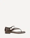 Miu Miu Two-tone Patent Leather Mary Jane Thong Sandals