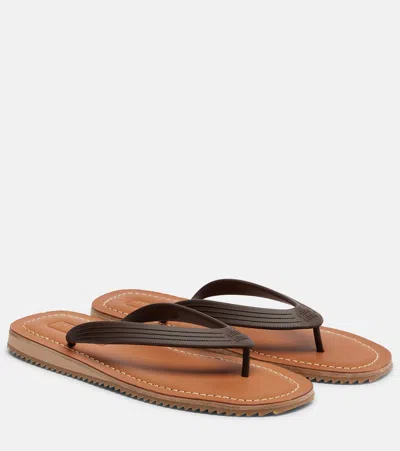 Miu Miu Thong Sandals In Multi