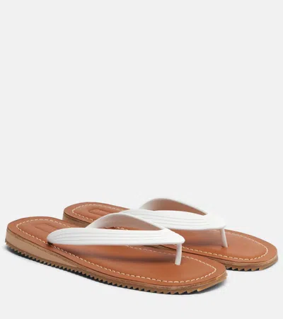 Miu Miu Thong Sandals In Multi