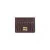Miu Miu Lamb Leather Quilted Cardholder