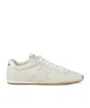 Miu Miu White Lace Up Sneakers In White