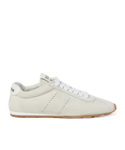 MIU MIU SUEDE SNEAKERS