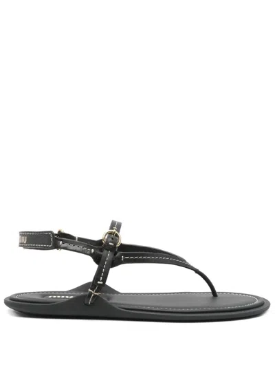 MIU MIU TONGUE SANDAL