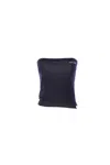 Miu Miu Womens Bleu Logo-intarsia Bandeau Wool Knitted Top In Blue