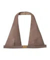 Miu Miu Top Bikini In Brown