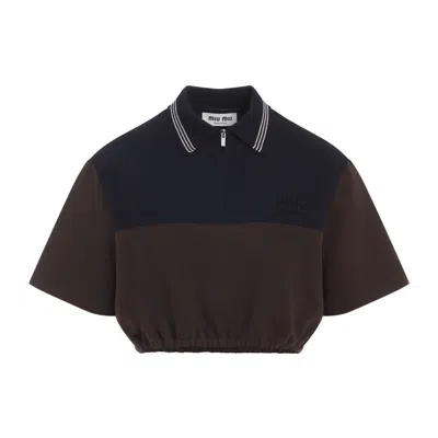 Miu Miu Top In Brown