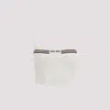 Miu Miu Cropped Textured Knit Top With Contrasting Stripes