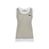 Miu Miu Cotton Tank Top Set In Neutral