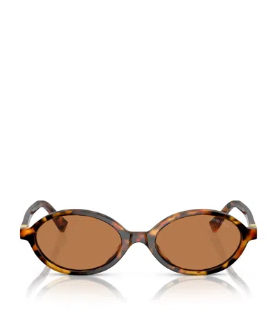Miu Miu 0mu 04zs19p2z1 In Brown