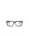 Miu Miu Mu 02xv Honey Tortoise Glasses In White