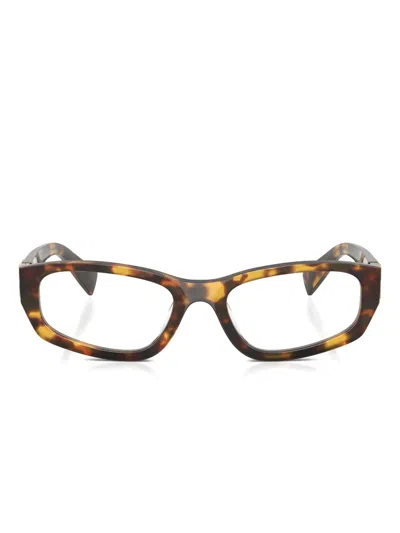 MIU MIU TORTOISESHELL-PATTERN GLASSES