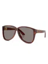 Miu Miu Tortoiseshell-pattern Sunglasses In Multi
