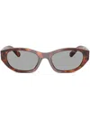 Miu Miu Tortoiseshell Sunglasses In Brown