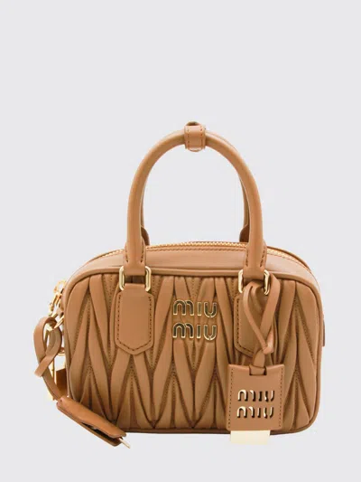 Miu Miu Tote Bag Woman  In Brown