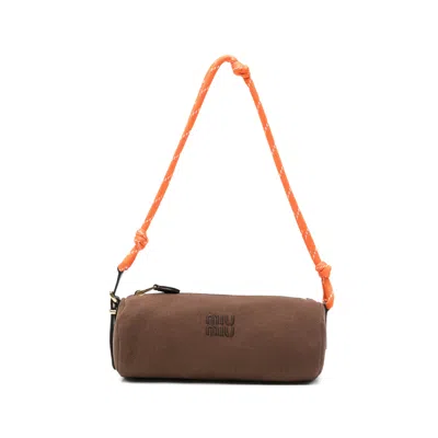 Miu Miu Tote Bags In Brown