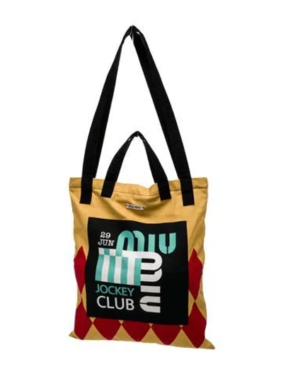 Pre-owned Miu Miu Tote In Multi