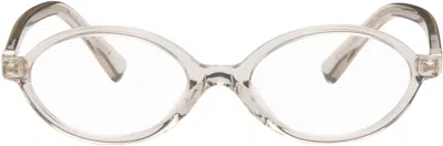 Miu Miu Canapa Trasparente Acetate Glasses In Transparent