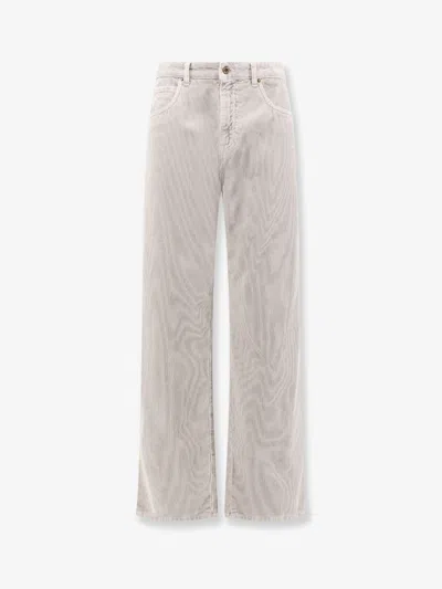 Miu Miu Trouser In Gray