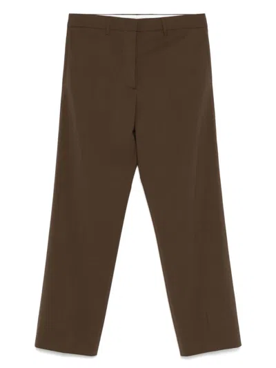 Miu Miu Trousers In Brown
