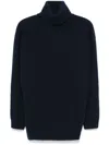 Miu Miu Pullover Mit Rollkragen In Blau