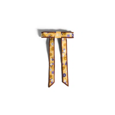 Miu Miu Twill Hair Clip In Brown