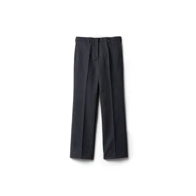 Miu Miu Twill Pants In Gray