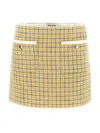 Miu Miu Skirts In Bianco+giallo