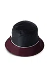 Miu Miu Two-tone Bucket Hat In Blue