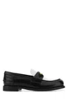 Miu Miu Two-tone Leather Loafers In Multicoloured