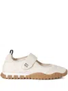 Miu Miu Tyre Ballerina Shoes In Neutrals