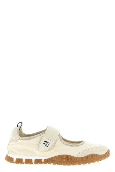 Miu Miu 'tyre' Ballet Flats In Multi