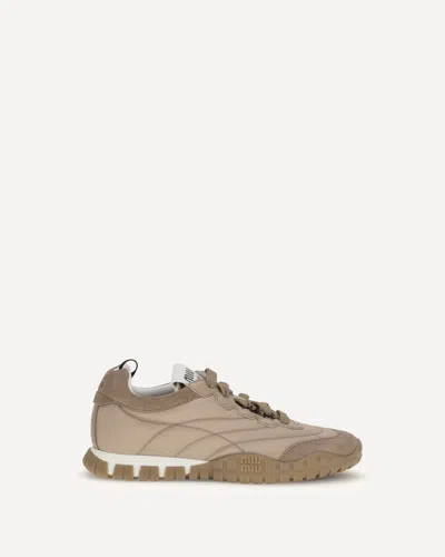 Miu Miu Tyre Sneakers In Brown