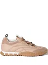 Miu Miu Tyre Sneakers In Technical Fabric And Suede In Multi