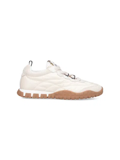 Miu Miu "tyre" Sneakers In White