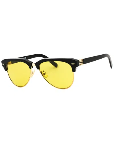 Miu Miu Unisex 0mu 09zs 57mm Sunglasses In Yellow