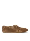 Miu Miu Unlined Loafers In Delave` Suede