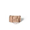 Miu Miu Utilitaire Nappa Leather Shopping Bag In Brown