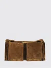 Miu Miu Utilitaire Suede Bag With Pockets In Brown