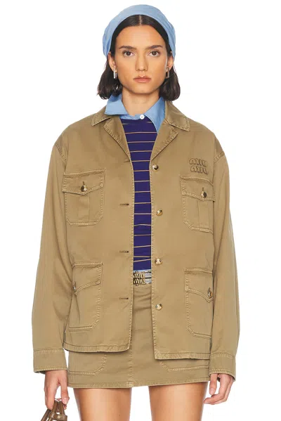 MIU MIU UTILITY JACKET