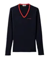 Miu Miu V-neck Cashmere Sweater In Black