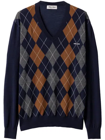 MIU MIU MIU MIU V-NECKLINE CLOTHING