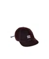 Miu Miu Velvet Baseball Cap In Burgundy