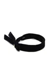Miu Miu Velvet Headband In Black