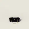 Miu Miu Velvet Pouch In Black