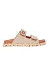Miu Miu Versatile Flat Sandals In Multi