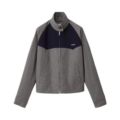 Pre-owned Miu Miu Vichy Check Blouson 'grigio' | White | Women's Size 38