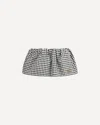 Miu Miu Vichy Pattern Miniskirt