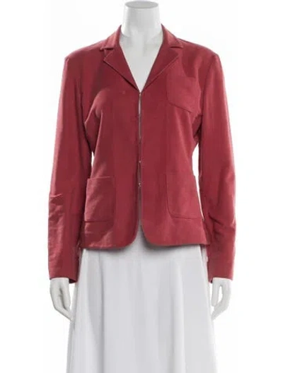 Pre-owned Miu Miu Vintage 1990's Blazer In Red